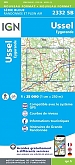 Topografische Wandelkaart van Frankrijk 2332SB - Ussel Eygurande