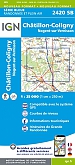 Topografische Wandelkaart van Frankrijk 2420SB - Chatillon-Coligny Nogent-sur-Vernisson