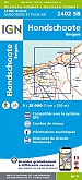Topografische Wandelkaart van Frankrijk 2402SB - Hondschoote Bergues