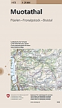Topografische Wandelkaart Zwitserland 1172 Muotatal Fluelen Fronalpstock Bisistal - Landeskarte der Schweiz