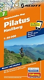 Mountainbikekaart 7 Pilatus Hasliberg Hallwag (met GPS)