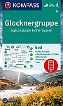 Wandelkaart 39 Glocknergruppe, Nationalpark Hohe Tauern Kompass