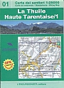 Wandelkaart 01 La Thuile - Haute Tarentaise | Escursionista