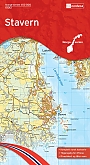 Topografische Wandelkaart Noorwegen 10012 Stavern - Nordeca Norge