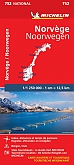 Wegenkaart - Landkaart 752 Noorwegen - Michelin National