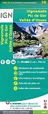 Wandelkaart Fietskaart 18 Vignemale Pic de Ger Vallée d'Ossau Top 75 | IGN