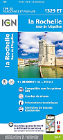 Topografische Wandelkaart van Frankrijk 1329ET - La Rochelle / Anse de l'Aiguillon