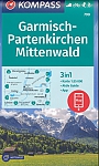 Wandelkaart 790 Garmisch-Partenkirchen, Mittenwald Kompass