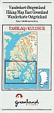 Wandelkaart Groenland 6 Tasiilaq - Kulusuk Hiking Map  Greenland | Harvey Maps