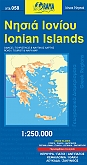 Wegenkaart - Fietskaart 58 Ionische Eilanden - Orama Maps