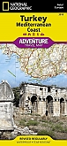 Wegenkaart - Landkaart Turkije / Mediteraanse kust - Adventure Map National Geographic
