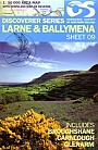 Topografische Wandelkaart Noord-Ierland 9 Larne & Ballymena Discovery Map Northern Ireland