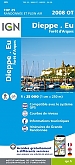 Topografische Wandelkaart van Frankrijk 2008OT - Dieppe / Eu / Forêt d'Arques