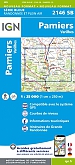 Topografische Wandelkaart van Frankrijk 2146SB - Pamiers Varilhes
