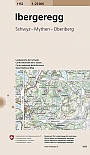 Topografische Wandelkaart Zwitserland 1152 Ibergeregg Schwyz Mythen Oberiberg - Landeskarte der Schweiz