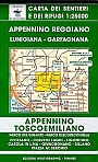 Wandelkaart 15 Appennino Reggiano Lunigiana Garfagnana Multigraphic