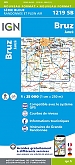 Topografische Wandelkaart van Frankrijk 1219SB - Bruz / Janze