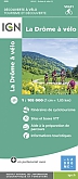 Fietskaart 1 la Drôme à vélo | IGN