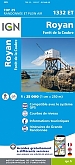Topografische Wandelkaart van Frankrijk 1332ET - Royan / Foret de la Coubre