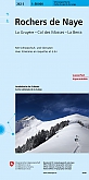 Skikaart Zwitserland 262S Rochers de Naye Gruyère Col des Mosses La Berre - Landeskarte der Schweiz