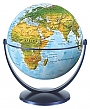 Globe Wereldbol Fysisch / Natuurkundig 15 cm doorsnede Niet Verlicht | Stellanova