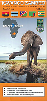 Wegenkaart - Landkaart Kavango Zambez | Tracks4Africa