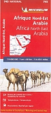 Wegenkaart - Landkaart 745 Noordoost Afrika & Arabië - Michelin National