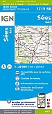 Topografische Wandelkaart van Frankrijk 1715SB - Sées - Gace