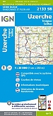 Topografische Wandelkaart van Frankrijk 2133SB - Uzerche  / Treignac / Seilhac