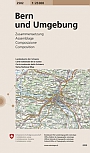 Topografische Wandelkaart Zwitserland 2502 Bern & Umgebung (Samengestelde kaart) - Landeskarte der Schweiz