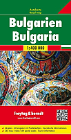 Wegenkaart - Landkaart Bulgarije - Freytag & Berndt