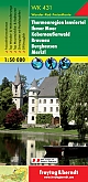 Wandelkaart WK431 Innviertel Thermenregion - Ibmer Moor - Braunau, Burghausen, Marktl  Freytag & Berndt