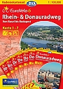Fietskaart Eurovelo 6 Rhein - & Donauradweg | BVA Bielefelder Verlag