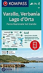 Wandelkaart 97 Varallo, Verbania, Lago d' Orta Kompass