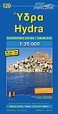 Wandelkaart 120 Hydra | Road Editions