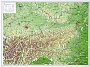 Reliefkaart Oostenrijk 39 x 29 cm | Georelief