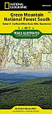 Wandelkaart 748 Vermont Green Mountain National Forest South - Trails Illustrated Map / National Park Maps National Geograph