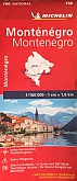 Wegenkaart - Landkaart 780 Montenegro - Michelin National