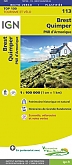Fietskaart 113 Brest Quimper PNR d'Armorique Bretagne - IGN Top 100 - Tourisme et Velo