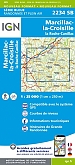 Topografische Wandelkaart van Frankrijk 2234SB - Marcillac-la-Croisille La Roche-Canillac