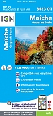Topografische Wandelkaart van Frankrijk 3623OT - Maiche/ Gorges du Doubs