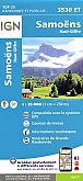 Topografische Wandelkaart van Frankrijk 3530ET - Samoens / Haut-Giffre Chamonix, les Dents Blanches Flaine