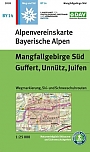 Wandelkaart BY 14 Mangfallgebirge Süd   Guffert, Unnütz, Juifene | Alpenvereinskarte