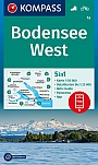 Wandelkaart 1A Bodensee West Kompass