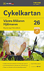 Fietskaart Zweden 26 Mälaren West/Hjälmaren Cykelkartan