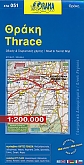 Wegenkaart - Fietskaart Thracie 51 - Orama Maps