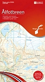 Topografische Wandelkaart Noorwegen 10062 Alfotbreen - Nordeca Norge