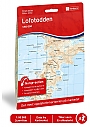Topografische Wandelkaart Noorwegen 10132 Lofotodden - Nordeca Norge