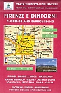 Wandelkaart Toscane 510 Firenze e dintorni Florence en omgeving  Edizioni Multigraphic Carta Dei Sentieri