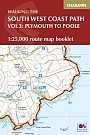 Wandelkaartgids South West Coast Path Map Booklet - Plymouth to Poole deel 3 (Zoutpad) | Cicerone